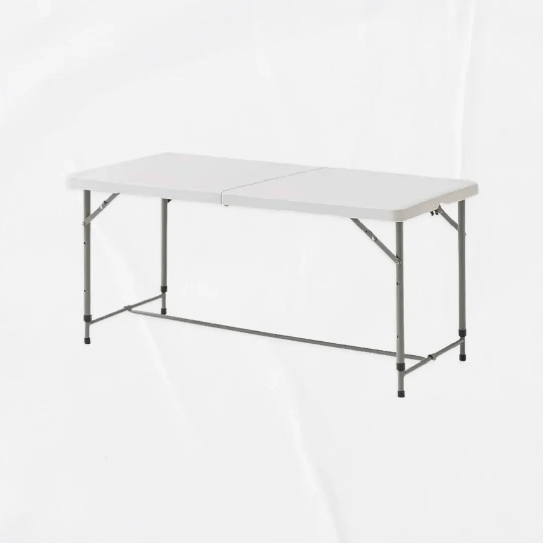 Mesa plegable de resina