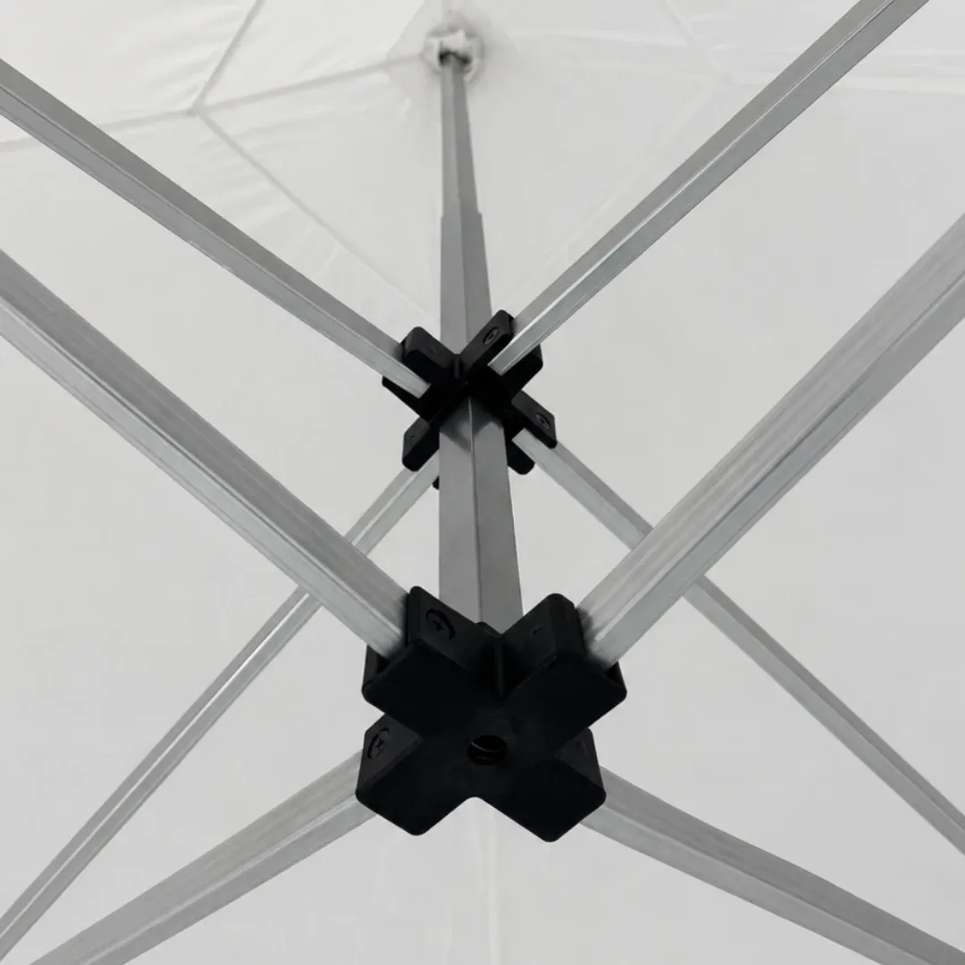 Mástil central reforzado y mecanismo de tijera - carpa plegable Modelo Medio