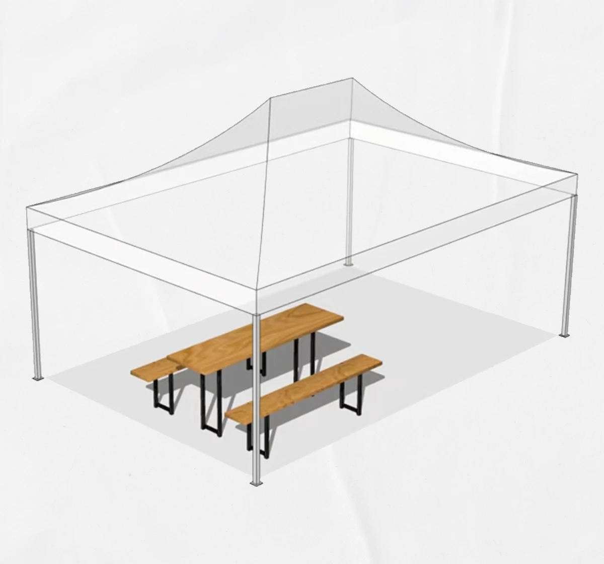 Capacidad de personas carpa plegable 3×4,5 m