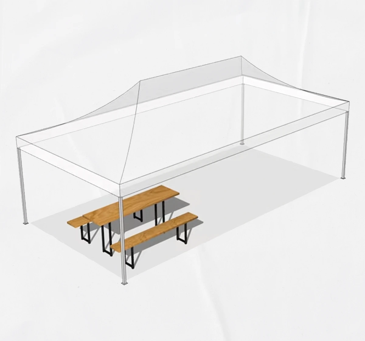 Capacidad de personas carpa plegable 6×3 m