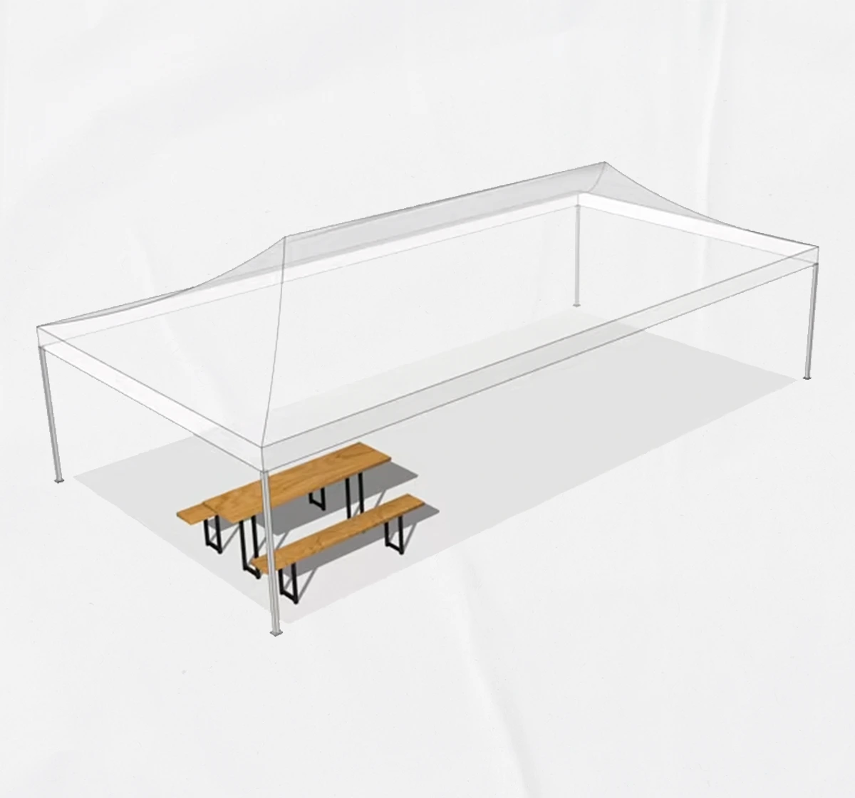 Capacidad de personas carpa plegable 8×4 m
