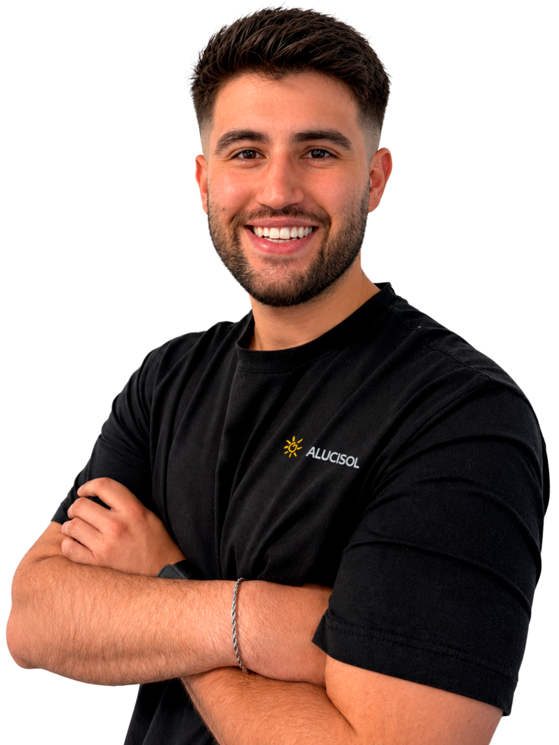 Miguel — equipo Alucisol en la fábrica de Pedrera (Sevilla)