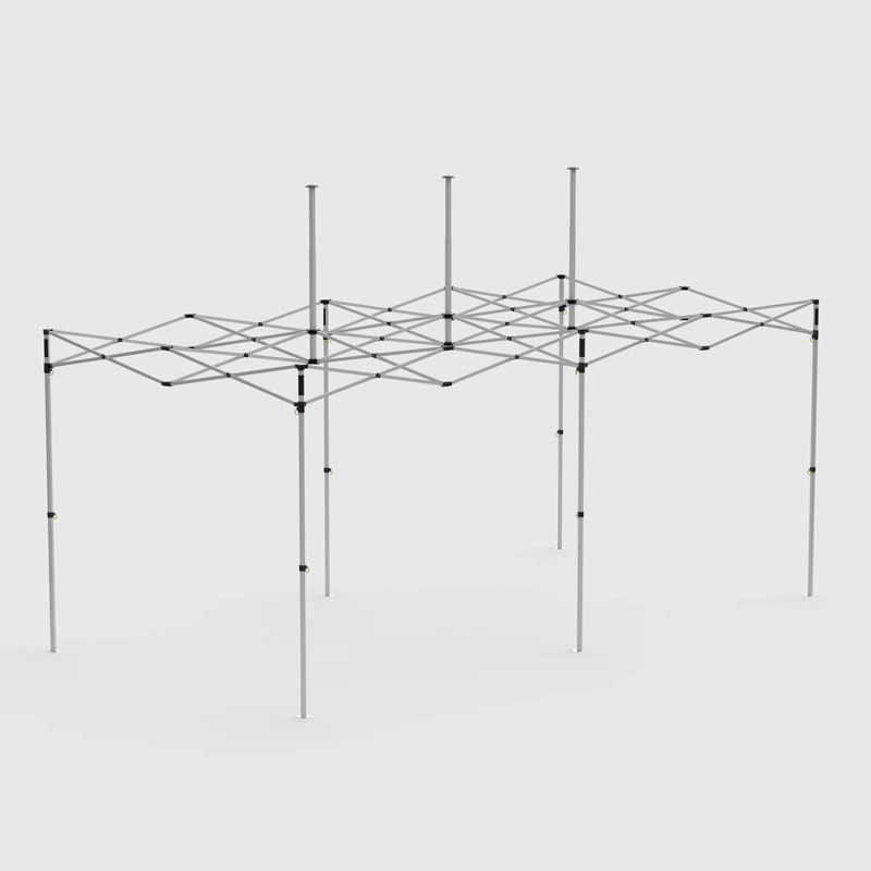 Estructura de carpa plegable modelo medio