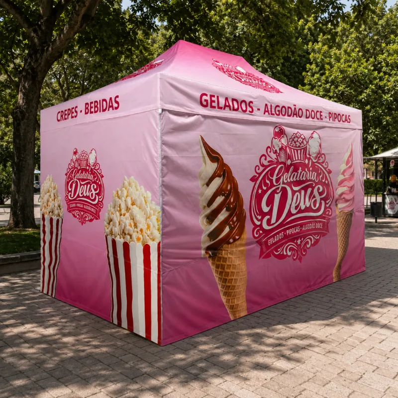 Carpa personalizada — Sublimación full print